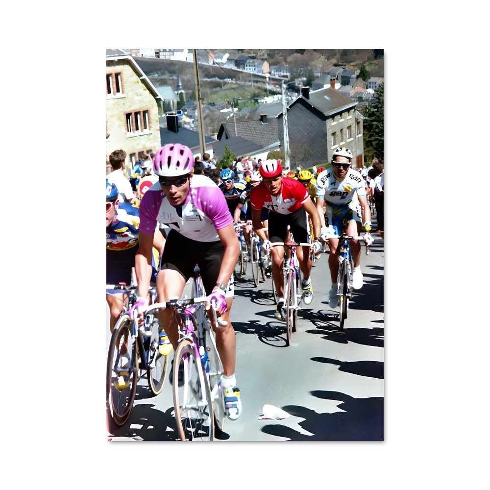 Poster Peloton en Mouvement – affiche Cyclisme
